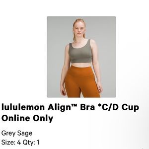 Lululemon Align Bra Size 4